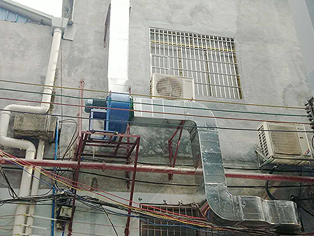 小区餐饮油烟净化设备安装工程