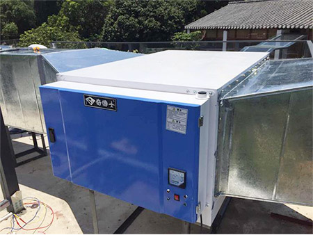 惠州依田山庄油烟净化设备安装