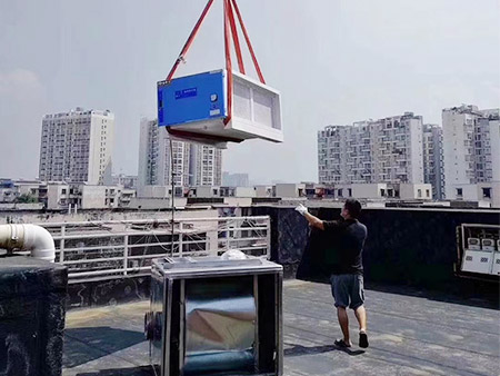 成都龙泉驿六中学校食堂油烟净化工程
